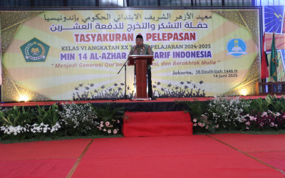 Madrasah Bukan Lagi Pilihan Kedua, Tegas Kepala Kantor Kemenag dalam Sambutan Tasyakkuran Angkatan XX