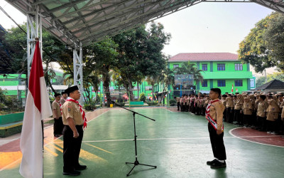 Memperingati HUT Pramuka ke 63, MINASI Gelar Upacara