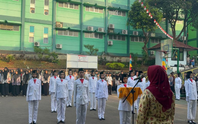 Upacara HUT RI ke-80 di Ma’had Al-Azhar Asy-Syarif Berlangsung Khidmat